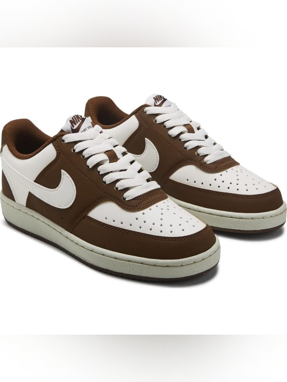 NIB Nike Women's Court Vision Low Sneakers, UNISEX, Womens 10, Mens Size 8.5